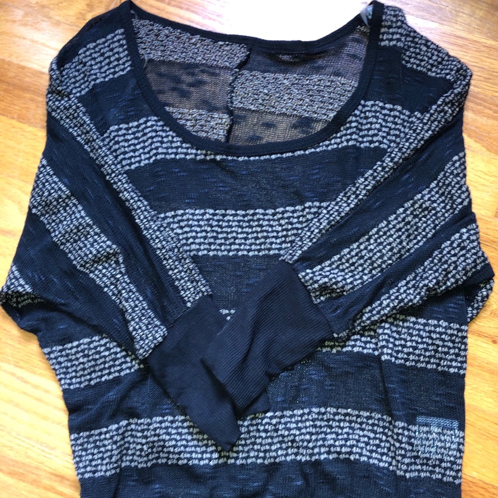 Dolman striped sweater